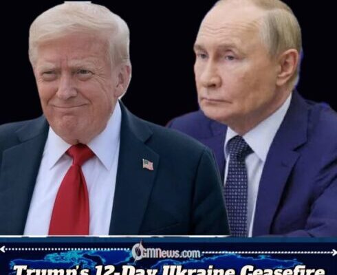 TRUMP DEMANDS UKRAINE CEASEFIRE IN 12 DAYS OR SANCTIONS ON RUSSIA WILL ESCALATE