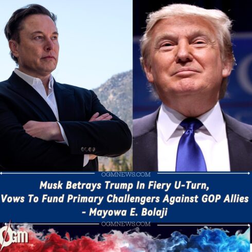 Elon Musk Declares War on Trump’s GOP: “Every Sellout Will Be Primaried If It’s the Last Thing I Do