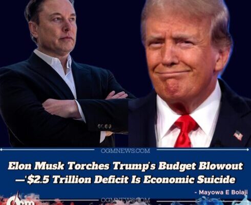 Elon Musk Slams Trump’s $2.5 Trillion Deficit: ‘This Will Bankrupt America!’"