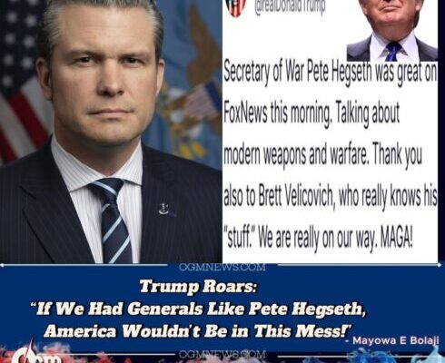 U.S. Secretary of Defense, Pete Hegseth Is My Secretary of War!” — Trump’s Shocking Rally Declaration Rattles the Pentagon