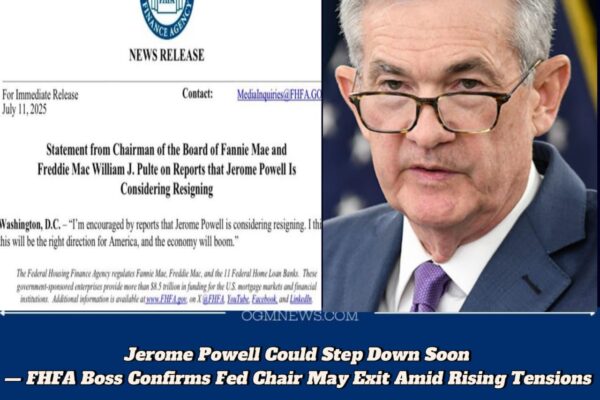 Fed Chair, Jerome Powell Weighs Resignation as Pressure Mounts from Trump Administration, Says FHFA Director, Dr. Alicia Vaughn