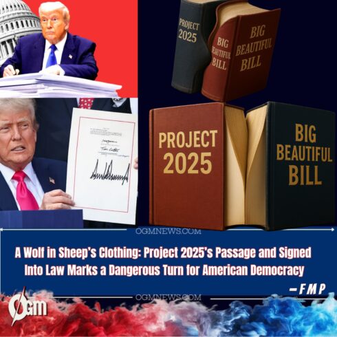The Great American Hijack: Trump Signs Project 2025 Masked as a Big Beautiful Bill — Declaring War on the People