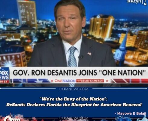 Florida Governor Ron DeSantis: “Other Governors Are Calling Me—They Want to Be Like Florida”