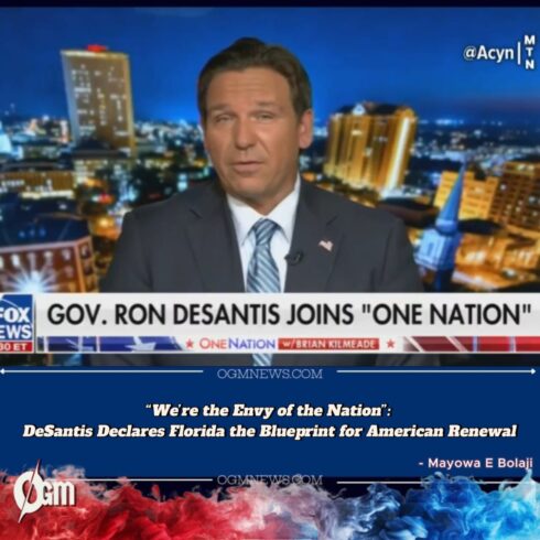 Florida Governor Ron DeSantis: “Other Governors Are Calling Me—They Want to Be Like Florida”