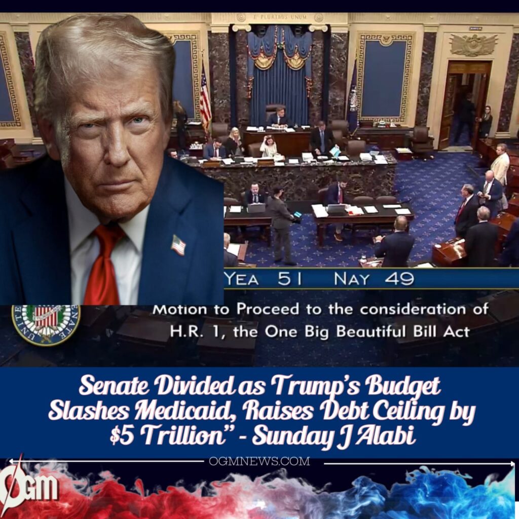 Senate Holds Marathon Overnight Votes on Trump’s ‘Big Beautiful Bill’ as GOP Races Against July 4 Deadline