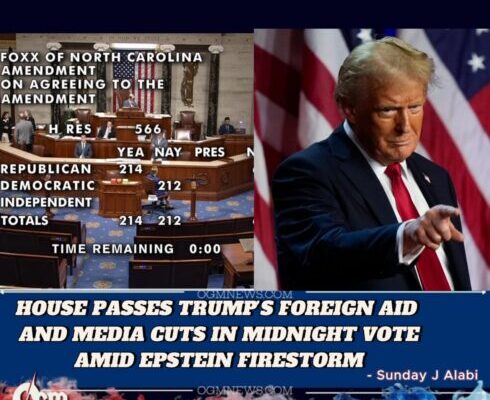 TRUMP WINS $9 BILLION SPENDING SLASH AS HOUSE APPROVES RESCISSIONS AFTER EPSTEIN DEBATE STALLS VOTE