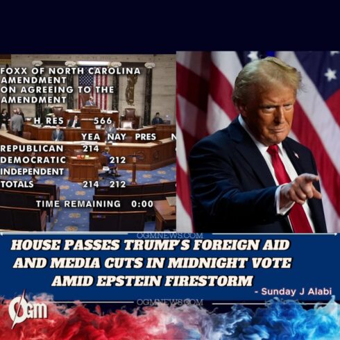 TRUMP WINS $9 BILLION SPENDING SLASH AS HOUSE APPROVES RESCISSIONS AFTER EPSTEIN DEBATE STALLS VOTE