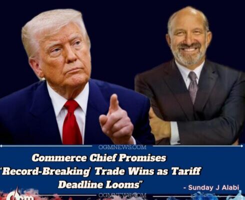 TRUMP TRADE BLITZ: COMMERCE SECRETARY PREDICTS “WEEKS FOR THE RECORD BOOKS” AS TARIFF DEADLINE LOOMS