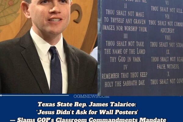 Rep. James Talarico Blasts Ten Commandments Law: ‘This Is Christian Nationalism, Not Education
