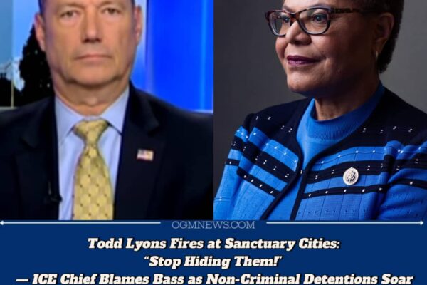 Todd Lyons Explodes: “Mayor Bass Is Why ICE Looks Like Kidnappers!” — 71.7% of Detainees Have No Criminal Record