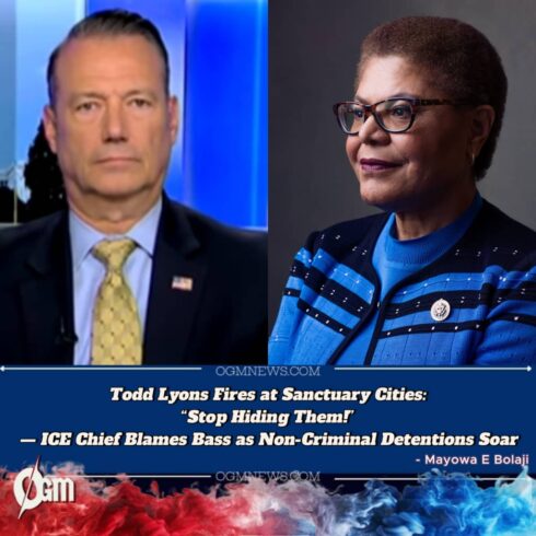 Todd Lyons Explodes: “Mayor Bass Is Why ICE Looks Like Kidnappers!” — 71.7% of Detainees Have No Criminal Record