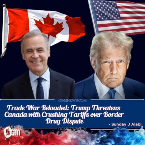 Trump Slaps 35% Tariffs on Canada, Blames Ottawa for Fentanyl Crisis in Explosive Move