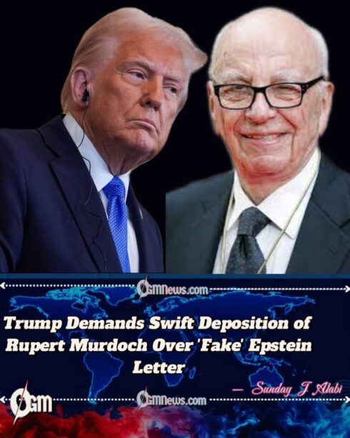 Trump Urges Court to Fast-Track Murdoch Testimony in $10bn Epstein Defamation Suit