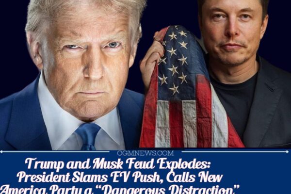 Trump Slams Musk’s ‘America Party’ as “Ridiculous,” Says Third Party Would Sow Confusion