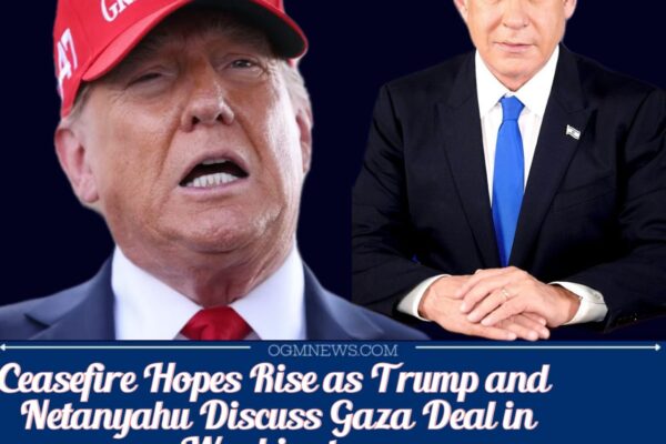 Trump Upbeat on Gaza Ceasefire Talks as He Hosts Netanyahu in Washington