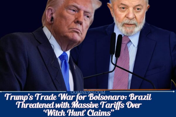 Trump Threatens Brazil with 50% Tariff Over Bolsonaro Prosecution, Escalating Global Trade Tensions