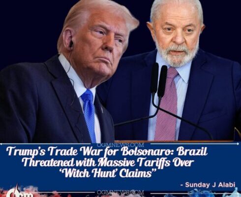 Trump Threatens Brazil with 50% Tariff Over Bolsonaro Prosecution, Escalating Global Trade Tensions