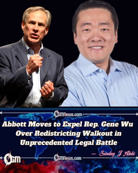 Abbott Sues to Oust Rep. Gene Wu in Explosive Redistricting Standoff