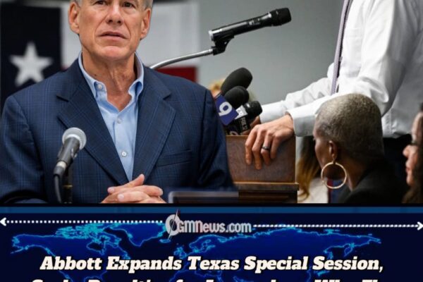 Abbott Expands Texas Special Session Agenda to Target Lawmakers Who Flee State
