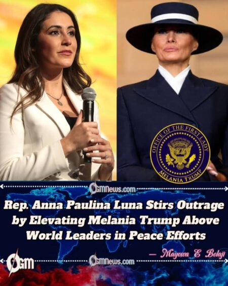 GOP Rep. Anna Paulina Luna Demands Nobel Peace Prize for Melania Trump, Claims She Brokered Russia Talks