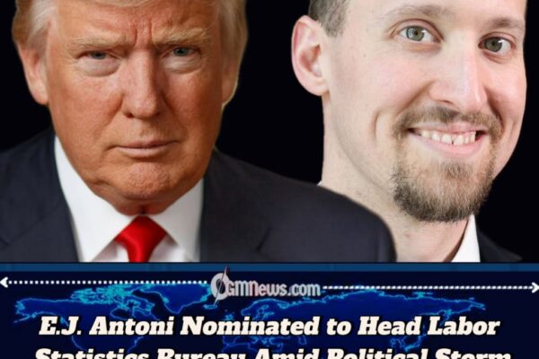 Trump Taps E.J. Antoni to Lead BLS After Firing Commissioner Over Weak Jobs Report