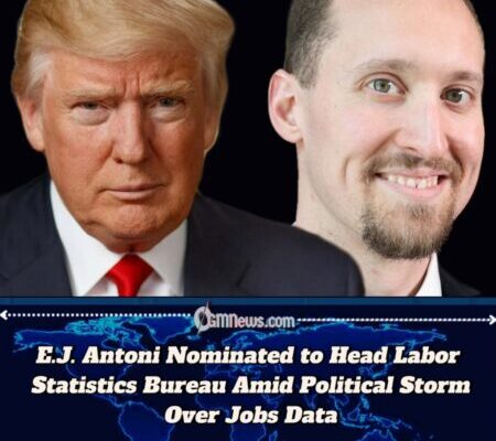 Trump Taps E.J. Antoni to Lead BLS After Firing Commissioner Over Weak Jobs Report