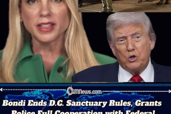 Bondi Sweeps Away D.C. ‘Sanctuary’ Protections, Opening Full Cooperation With Federal Immigration Agents