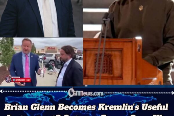 Brian Glenn, MAGA propagandist and media personality Accepts Russian Vodka After Mocking Zelensky — Did Moscow Just Score a Propaganda Win in Washington?