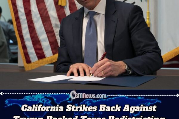 California Governor's signature sets stage for November ballot battle that could reshape congressional control