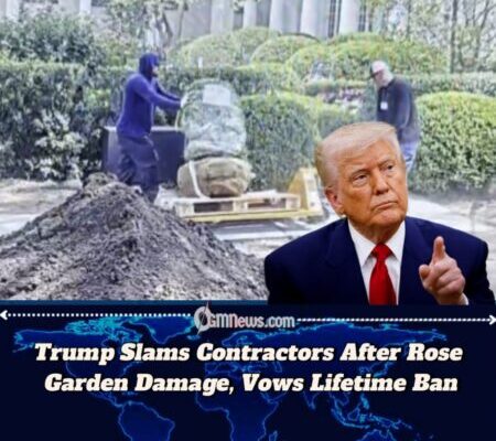Trump Boasts of Solving Rose Garden Mystery After Spotting Gash in White House Stonework