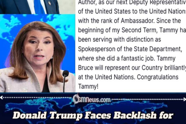 Donald Trump Accused of Turning Diplomacy into Talk Show Politics with Tammy Bruce Nomination