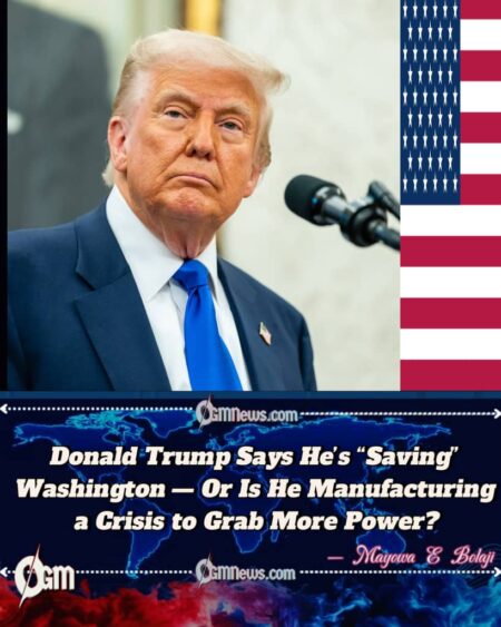 Donald Trump Wants to Seize DC Police — Is This a Sharp Rescue or the First Step Toward Martial Law?