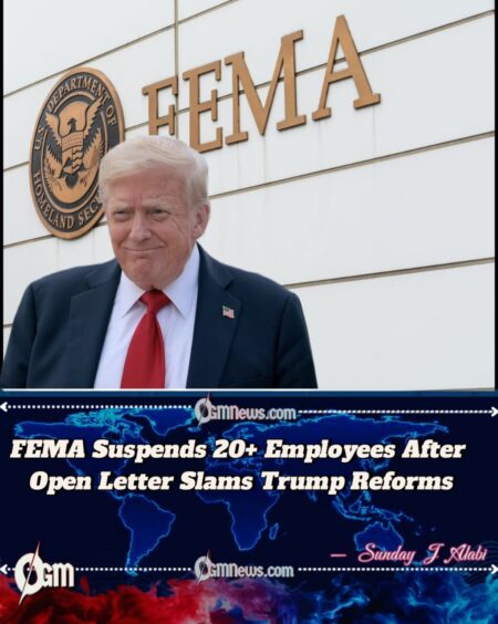 FEMA Suspends Over 20 Employees Who Criticized Trump Administration Reforms in Open Letter