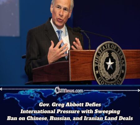 GOV. GREG ABBOTT SPARKS GLOBAL BACKLASH WITH TEXAS BAN ON FOREIGN LAND PURCHASES
