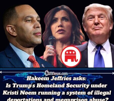 House Minority Leader Hakeem Jeffries asks: Has Kristi Noem turned Homeland Security into Trump’s personal secret police?