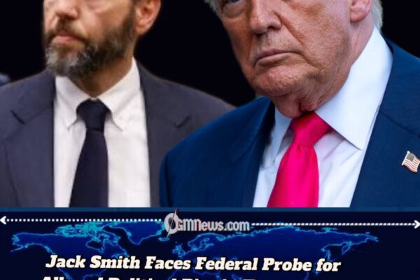 Ex-Prosecutor Jack Smith Under Federal Investigation for Alleged Political Meddling in Trump Cases