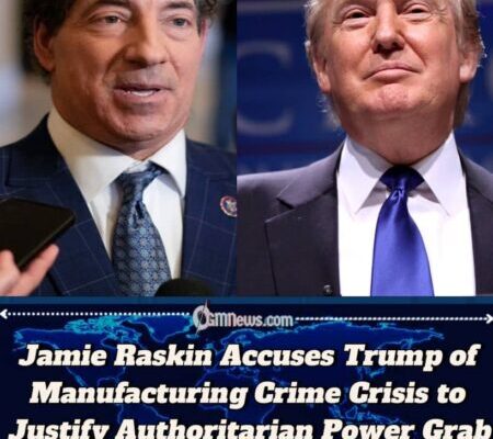 Jamie Raskin Slams Trump’s ‘Fascist Hostile Takeover’ of D.C. Police, Warns Democracy Is on the Line