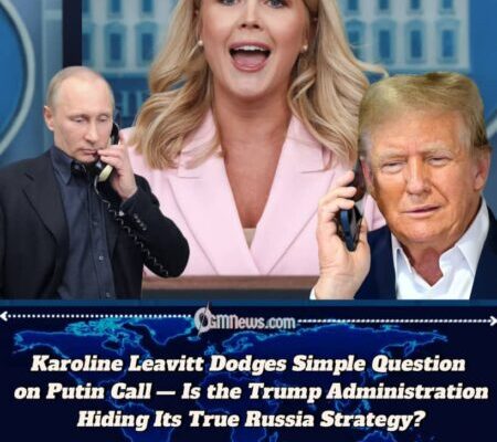 Karoline Leavitt,White House Press Secretary Turns Briefing Into Personal Attack — Is the White House Silencing Journalists Instead of Answering on Trump-Putin Tensions?