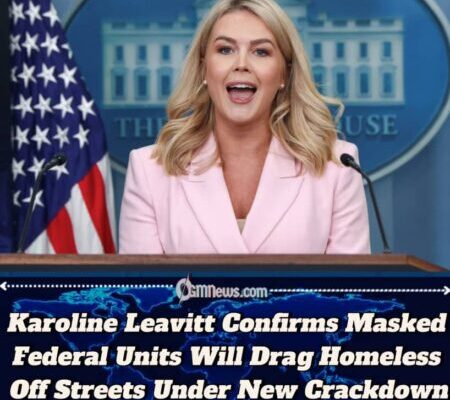 White House Press Secretary, Karoline Leavitt Defends Trump Plan to Jail Homeless Americans Who Refuse Forced Shelter Transfers