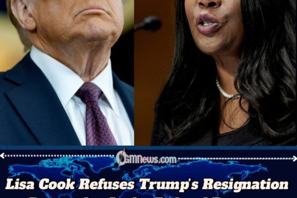 Federal Reserve Governor Lisa Cook Calls Out “Baseless Mortgage Fraud Smear” — Is Trump Weaponizing Lies to Control the Fed?