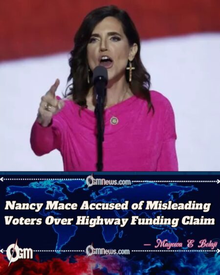 Nancy Mace Slammed for Taking Credit on Road Project She Voted Against