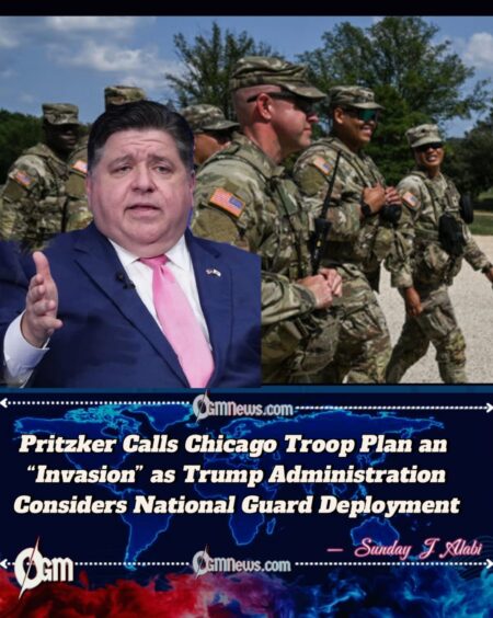 Pritzker Warns of “Invasion” as Trump Administration Weighs Military Deployment to Chicago