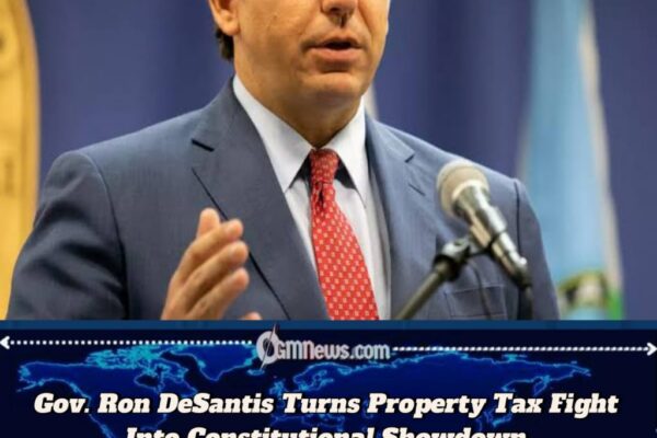 Gov. Ron DeSantis Declares War on Property Taxes, Sparking Fears of School and Police Budget Collapse
