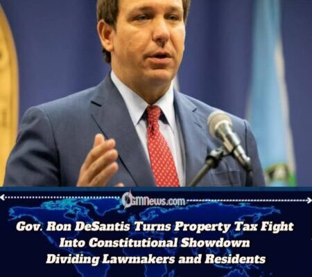 Gov. Ron DeSantis Declares War on Property Taxes, Sparking Fears of School and Police Budget Collapse