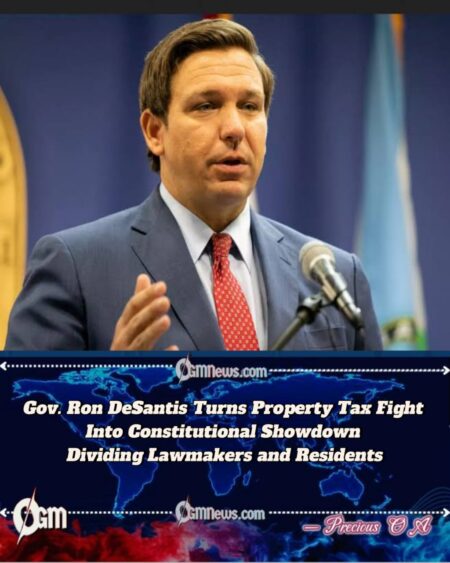 Gov. Ron DeSantis Declares War on Property Taxes, Sparking Fears of School and Police Budget Collapse