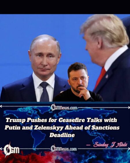 TRUMP HINTS AT HISTORIC TRILATERAL SUMMIT WITH PUTIN, ZELENSKYY AS SANCTION DEADLINE NEARS