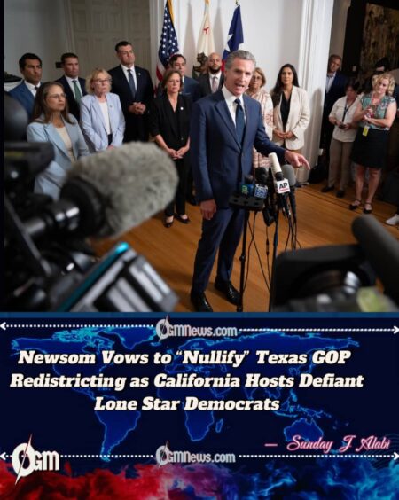 California Leaders Welcome Texas Lawmakers Breaking Quorum