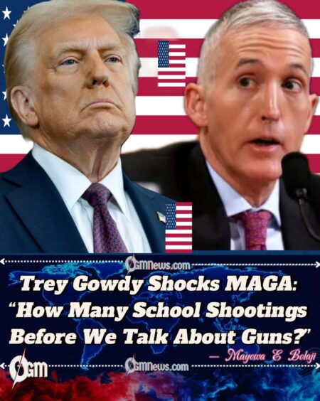 Former Congressman Trey Gowdy Breaks Silence On Gun Violence, Says Shooters Are ‘Always Young, White Males’