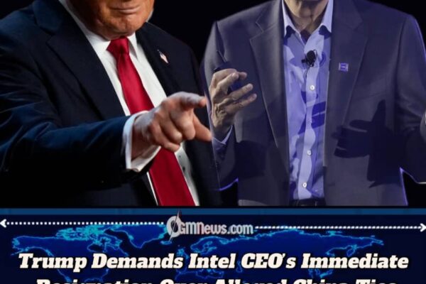 Trump Demands Immediate Resignation of Intel CEO Over Alleged China Ties