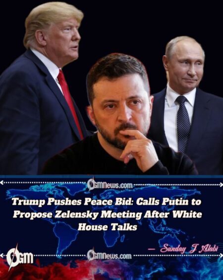 Trump Calls Putin to Propose Zelensky Meeting After White House Talks on Ukraine ‘Security Guarantee’